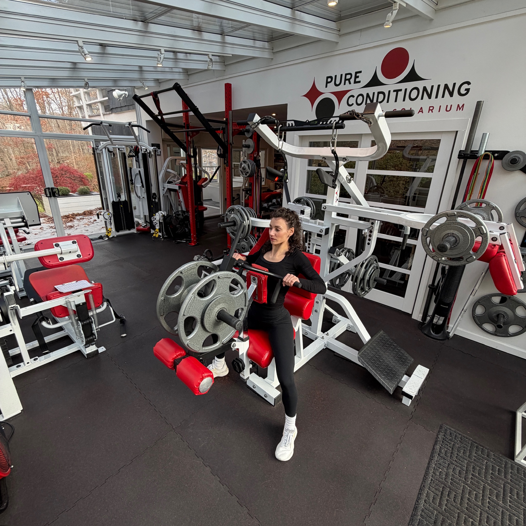 Private strength training session at Pure Conditioning at the Solarium in Stamford CT