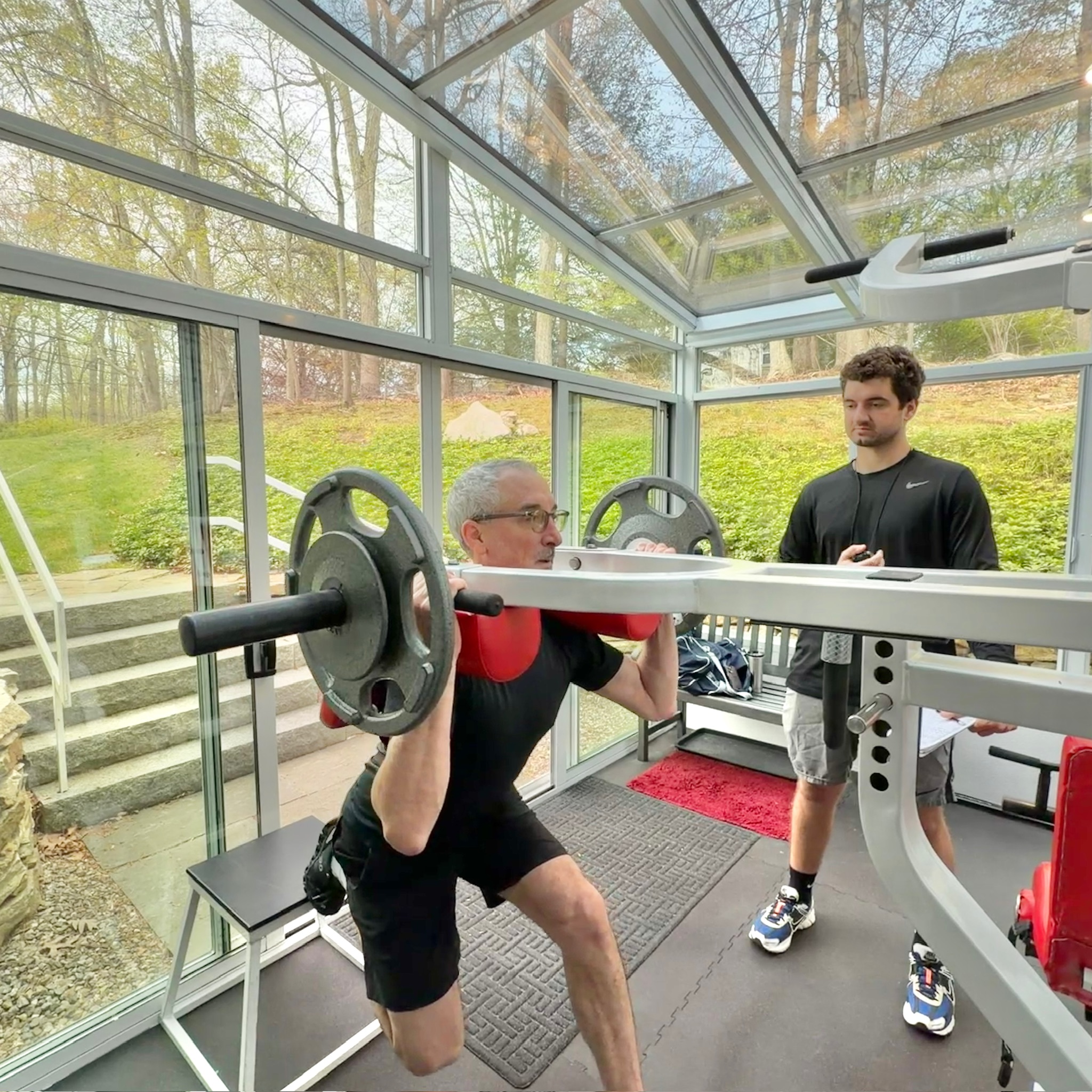 Private personal training session at Pure Conditioning at the Solarium in Stamford CT