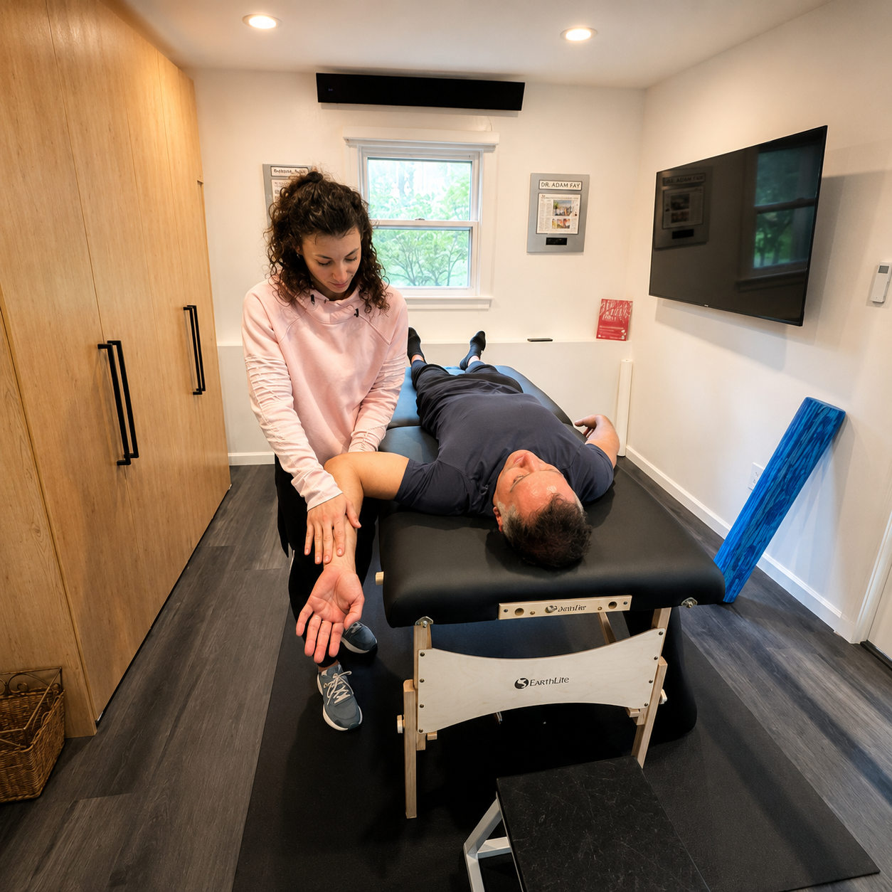 Assisted stretching and safe movement support at Pure Conditioning