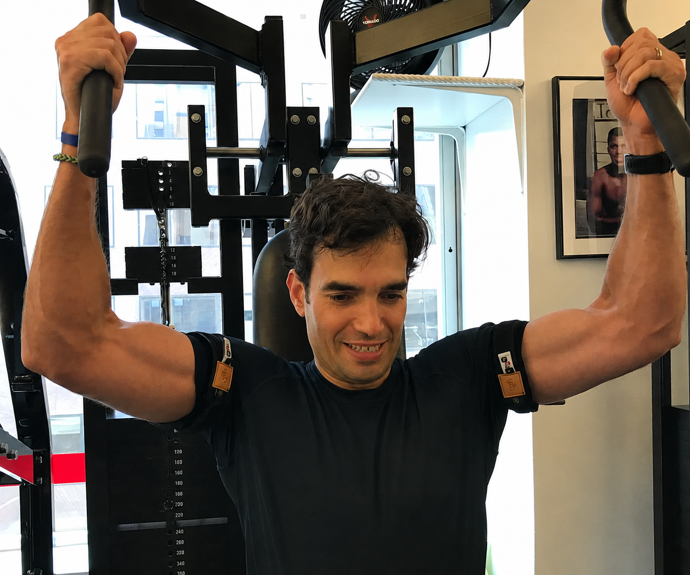 Client training at Pure Conditioning in Manhattan