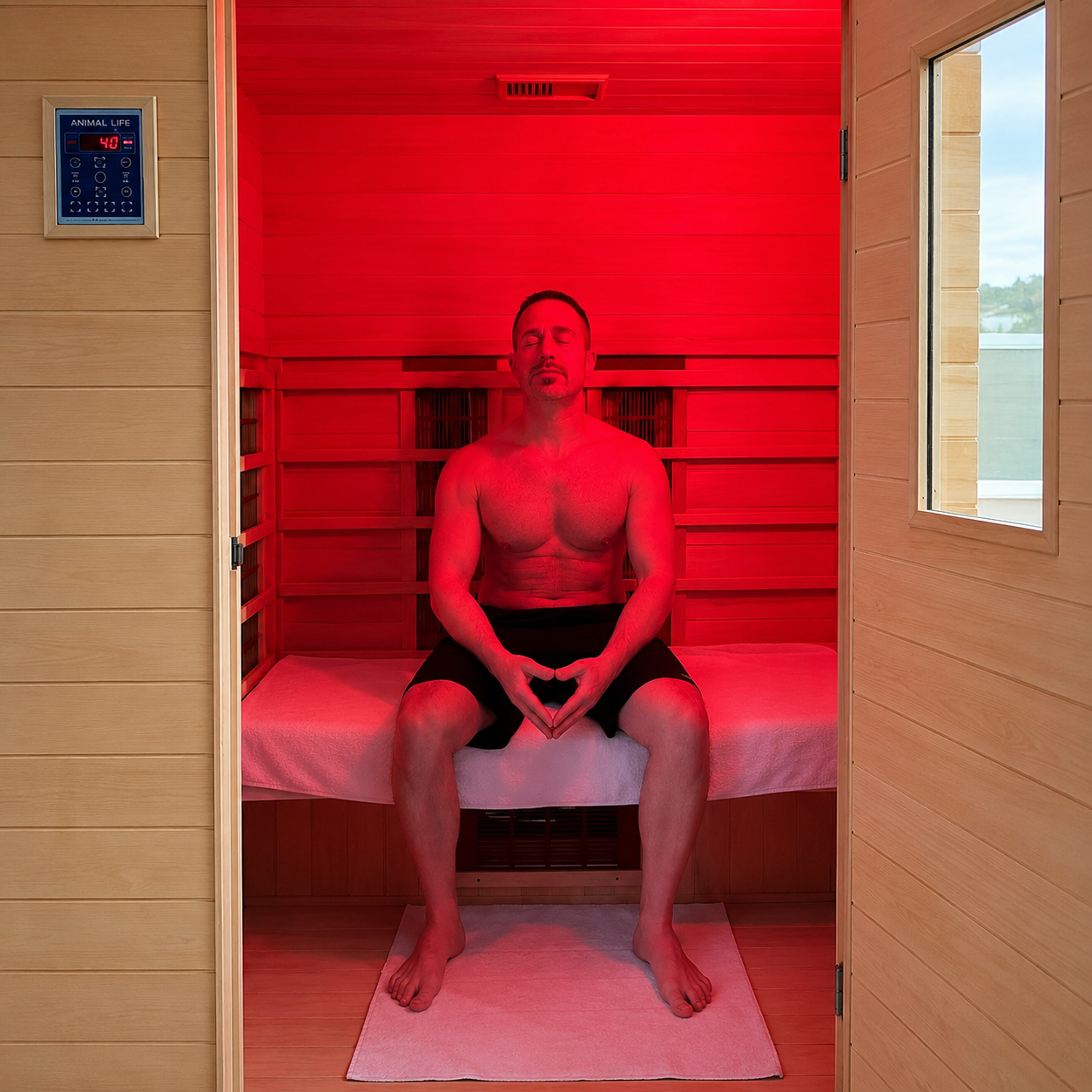 Far-infrared sauna recovery at Pure Conditioning in Stamford CT