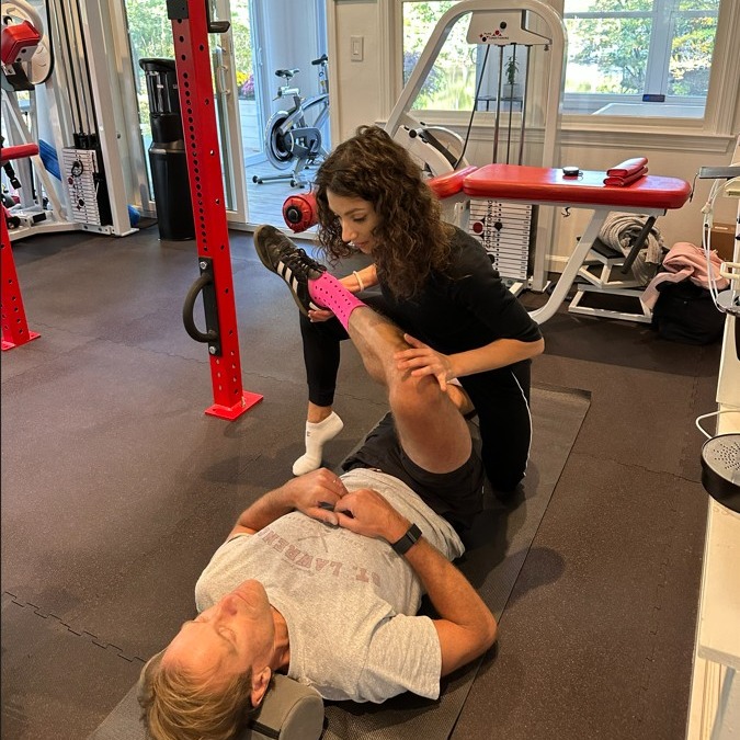 Personal training and stretching at Pure Conditioning